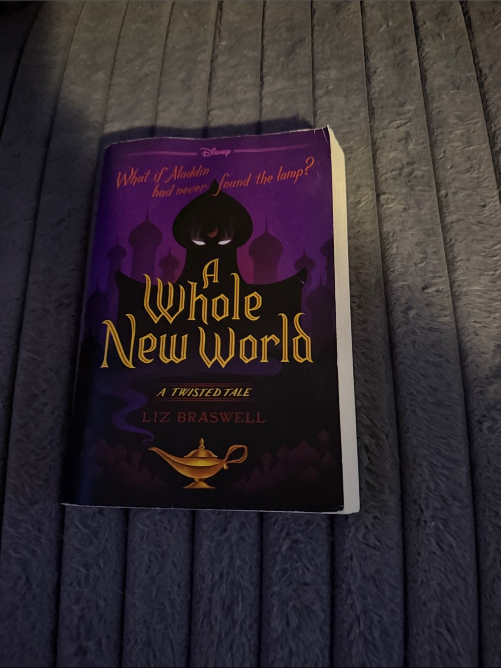 Disney Purple & Gold 'A Whole New World' A Twisted Tale Paperback
